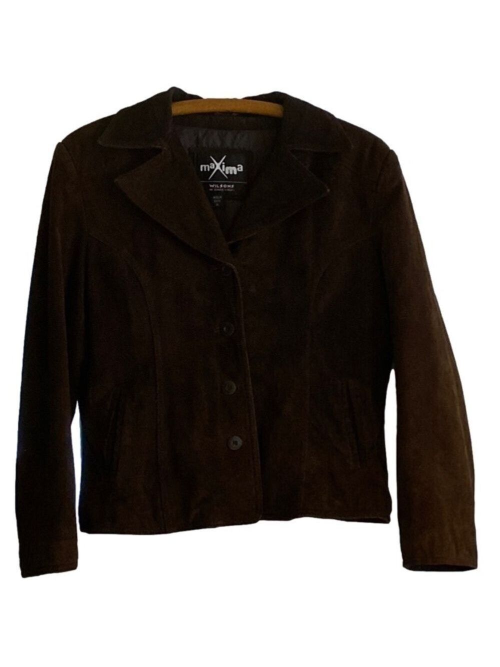 VINTAGE Maxima Wilson’s Leather/Suede Jacket Brown Women’s XL